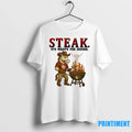Longhorn Steak Oklahoma Sooners Red River Rivalry - Adult & Kids T-Shirts, Sweatshirts & Hoodies apparel design preview 1