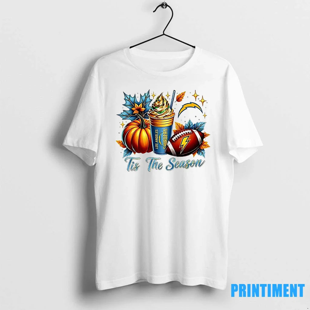 Los Angeles Chargers Tis The Season Halloween Sweater - Adult & Kids T-Shirts, Sweatshirts & Hoodies apparel design preview 1