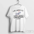 Los Angeles Dodgers New Era X Undefeated World Series - Adult & Kids T-Shirts, Sweatshirts & Hoodies apparel design preview 1