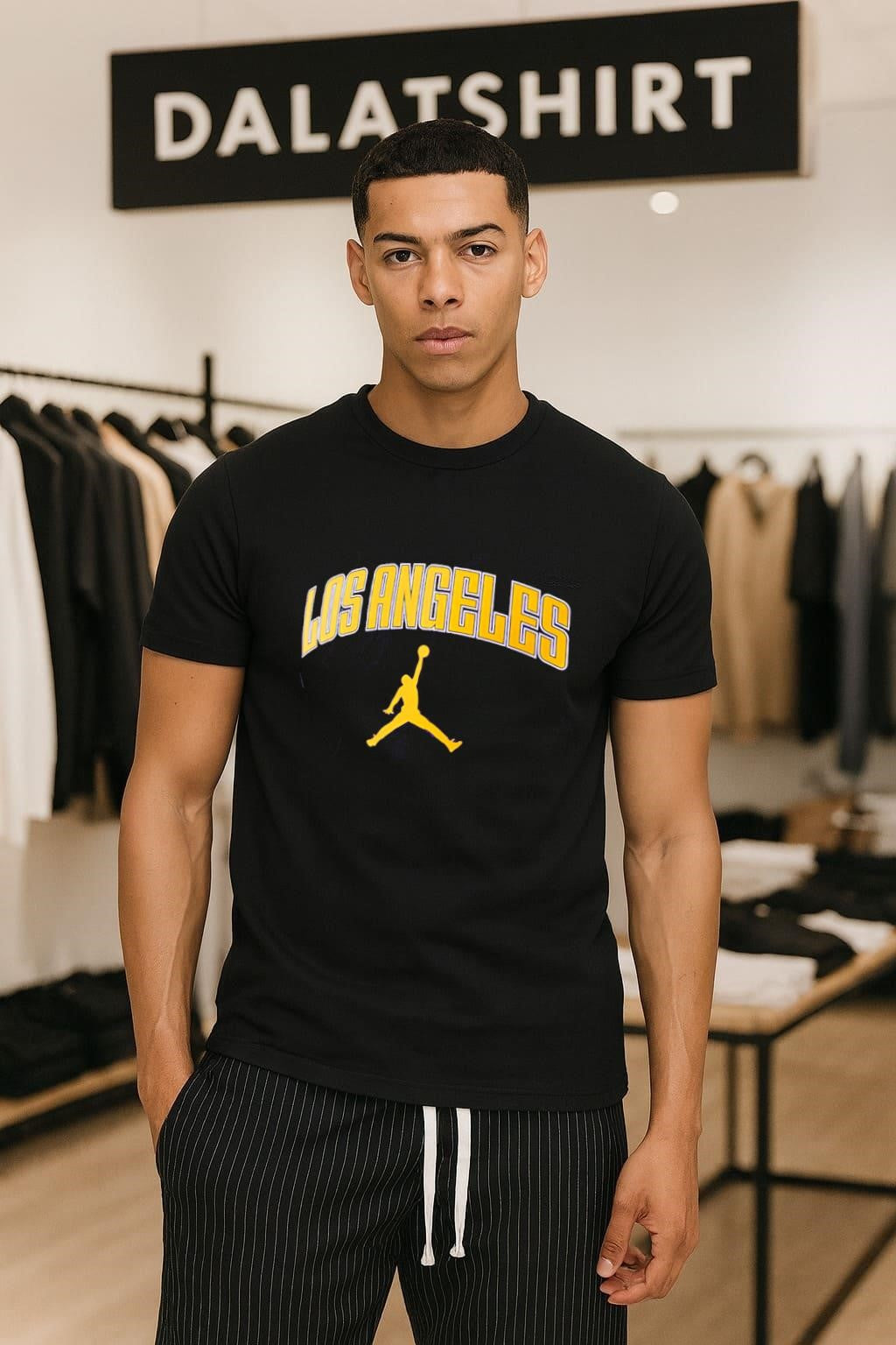 Los Angeles Jumpman basketball - Adult & Kids T-Shirts, Sweatshirts & Hoodies apparel design preview 1