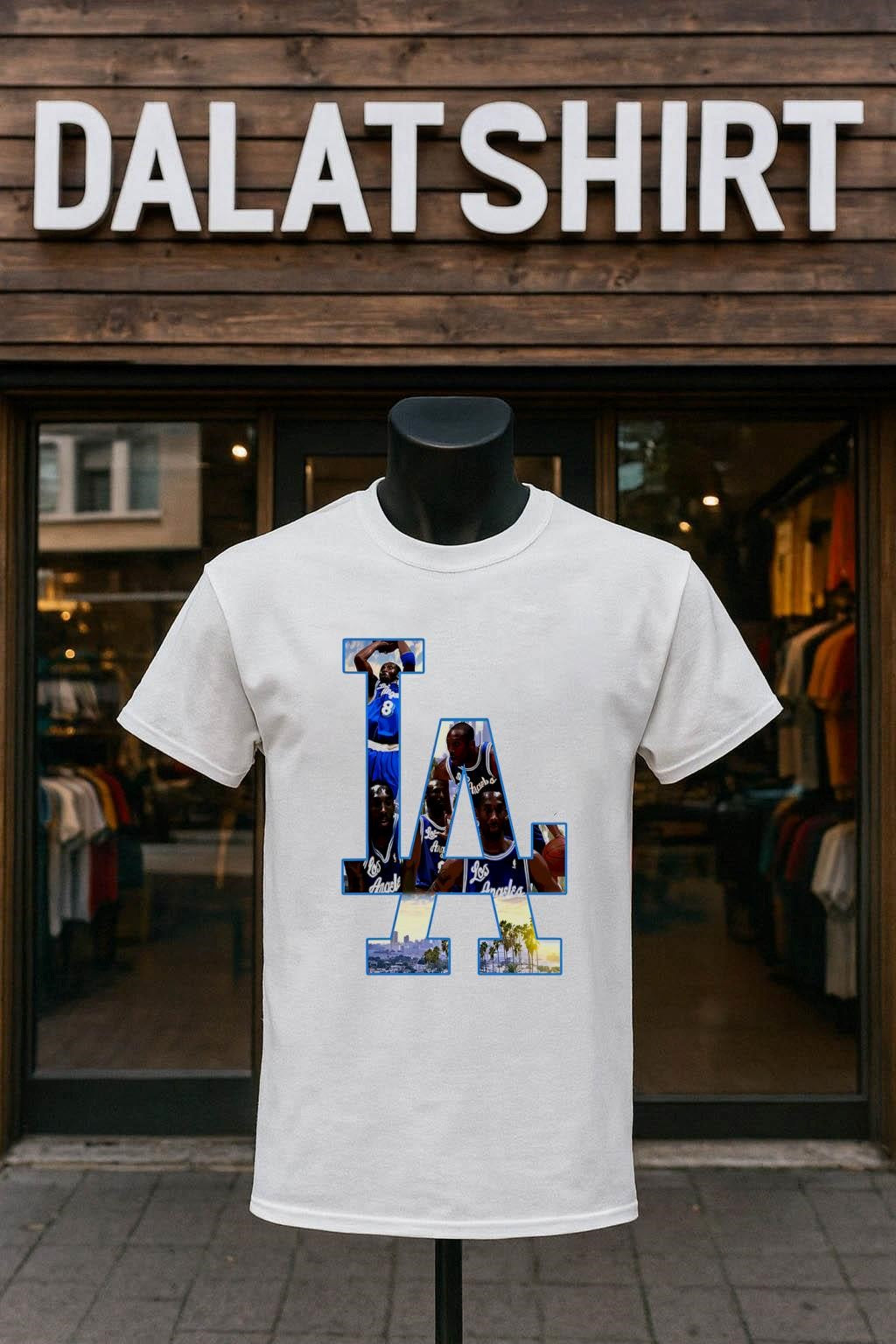 Los Angeles Lakers Kobe Bryant Blue Jersey LA - Adult & Kids T-Shirts, Sweatshirts & Hoodies apparel design preview 1