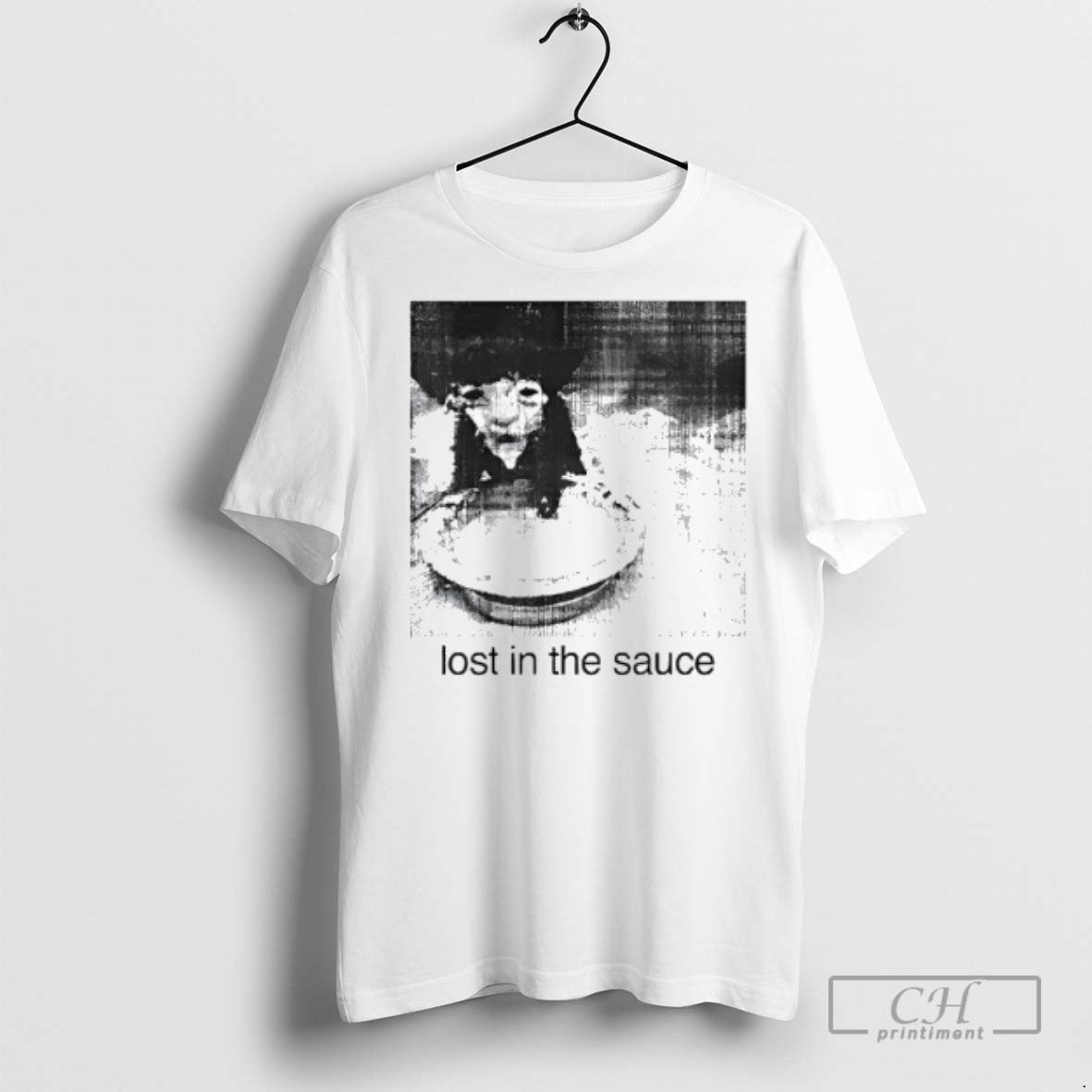 Lost In The Sauce Cat - Adult & Kids T-Shirts, Sweatshirts & Hoodies apparel design preview 1