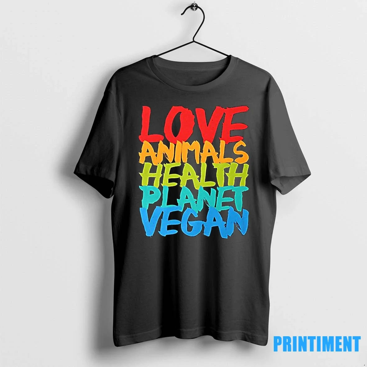 Love Animals Health Planet Vegan Sweater - Adult & Kids T-Shirts, Sweatshirts & Hoodies apparel design preview 1