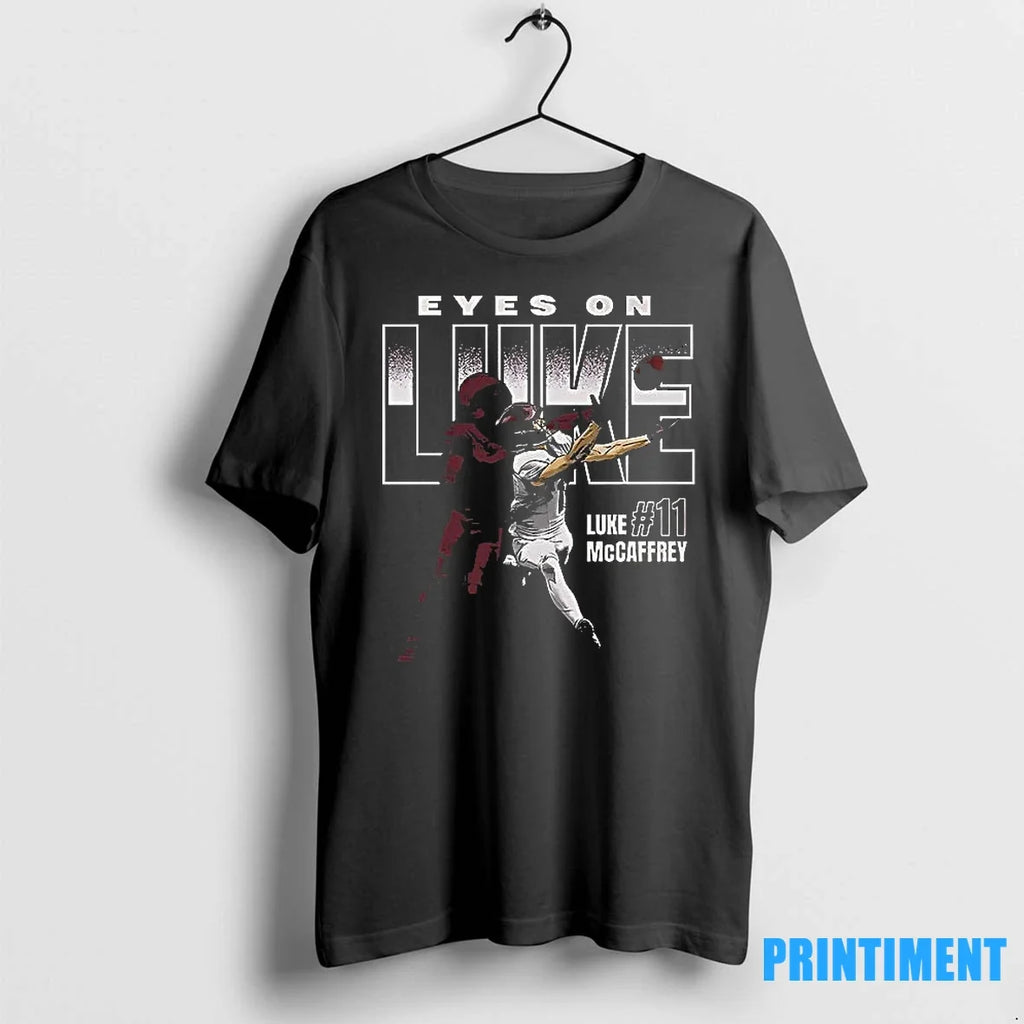 Luke Mccaffrey Washington Eyes On Sweater - Adult & Kids T-Shirts, Sweatshirts & Hoodies apparel design preview 1