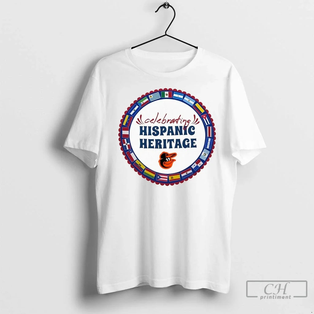 Mlb Baltimore Orioles Starter Celebrating Hispanic - Adult & Kids T-Shirts, Sweatshirts & Hoodies apparel design preview 1
