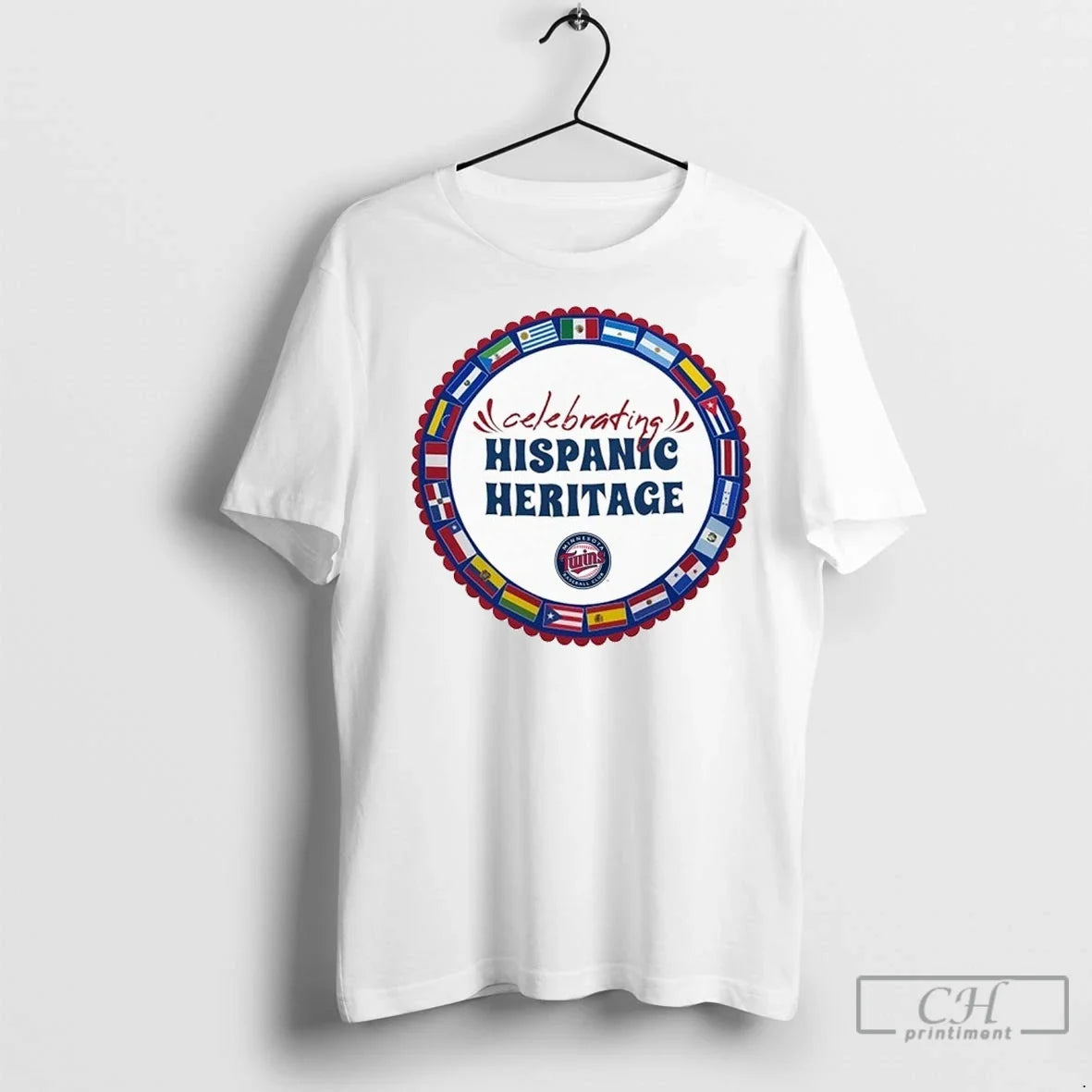 Mlb Minnesota Twins Starter Celebrating Hispanic - Adult & Kids T-Shirts, Sweatshirts & Hoodies apparel design preview 1