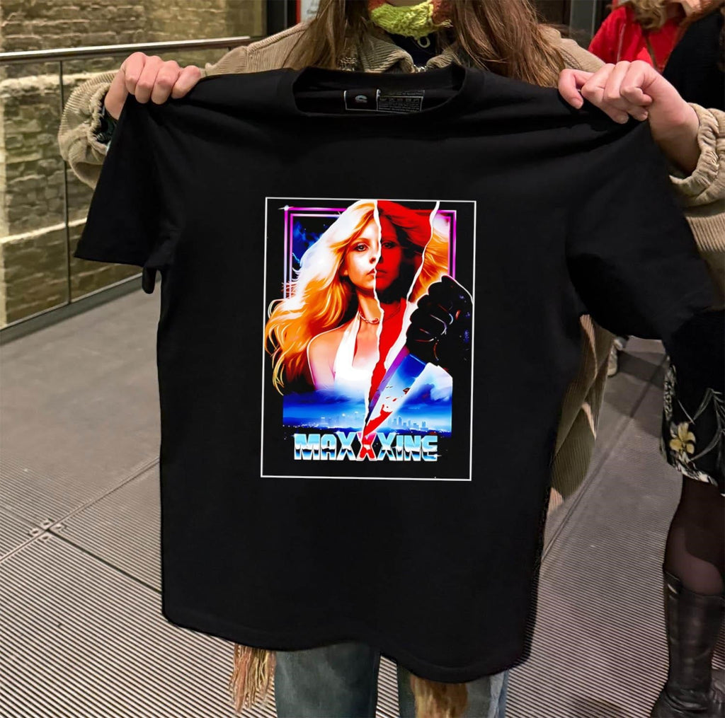 MaXXXine Mia Goth Horror Movie Knife - Adult & Kids T-Shirts, Sweatshirts & Hoodies apparel design preview 2