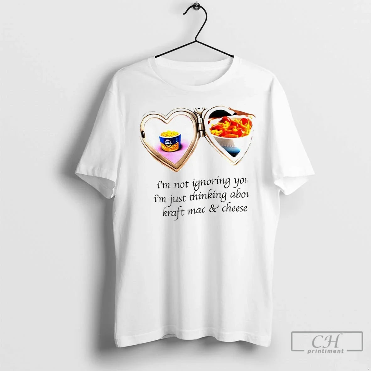 Macaroni Cheese Im Not Ignoring You Just Thinking - Adult & Kids T-Shirts, Sweatshirts & Hoodies apparel design preview 1