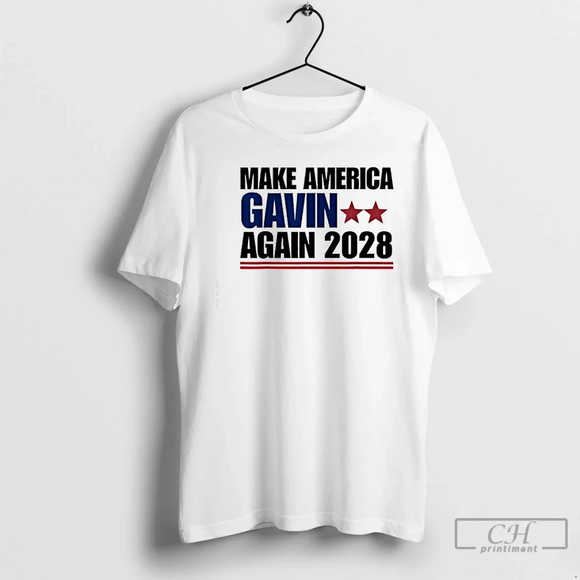 Make America Gavin Again 2028 Newsom - Adult & Kids T-Shirts, Sweatshirts & Hoodies apparel design preview 1
