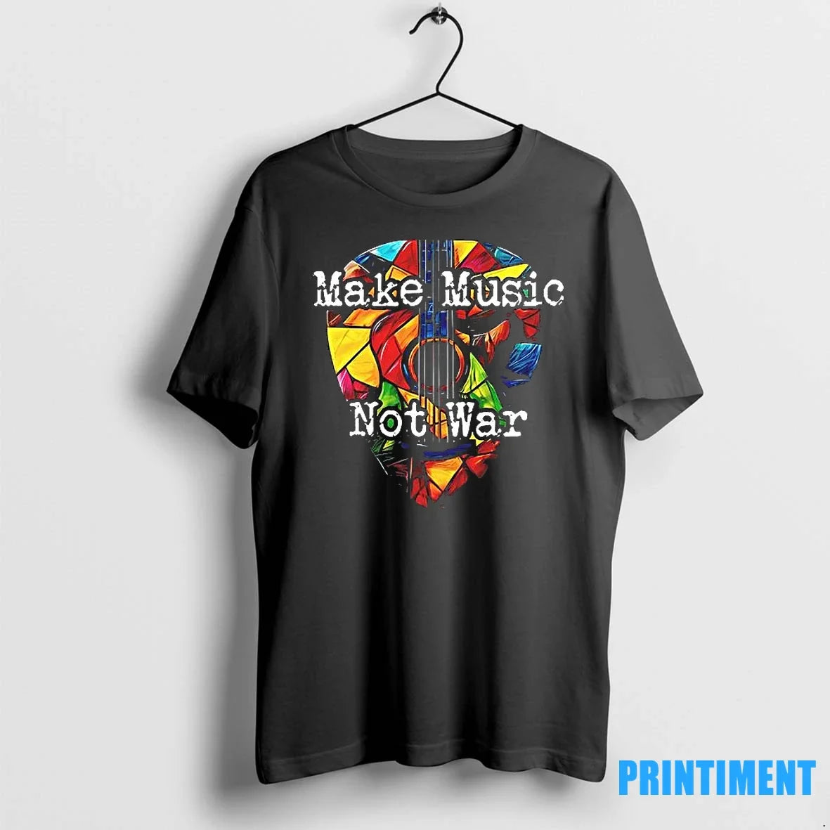 Make Music Not War Pride Sweater - Adult & Kids T-Shirts, Sweatshirts & Hoodies apparel design preview 1