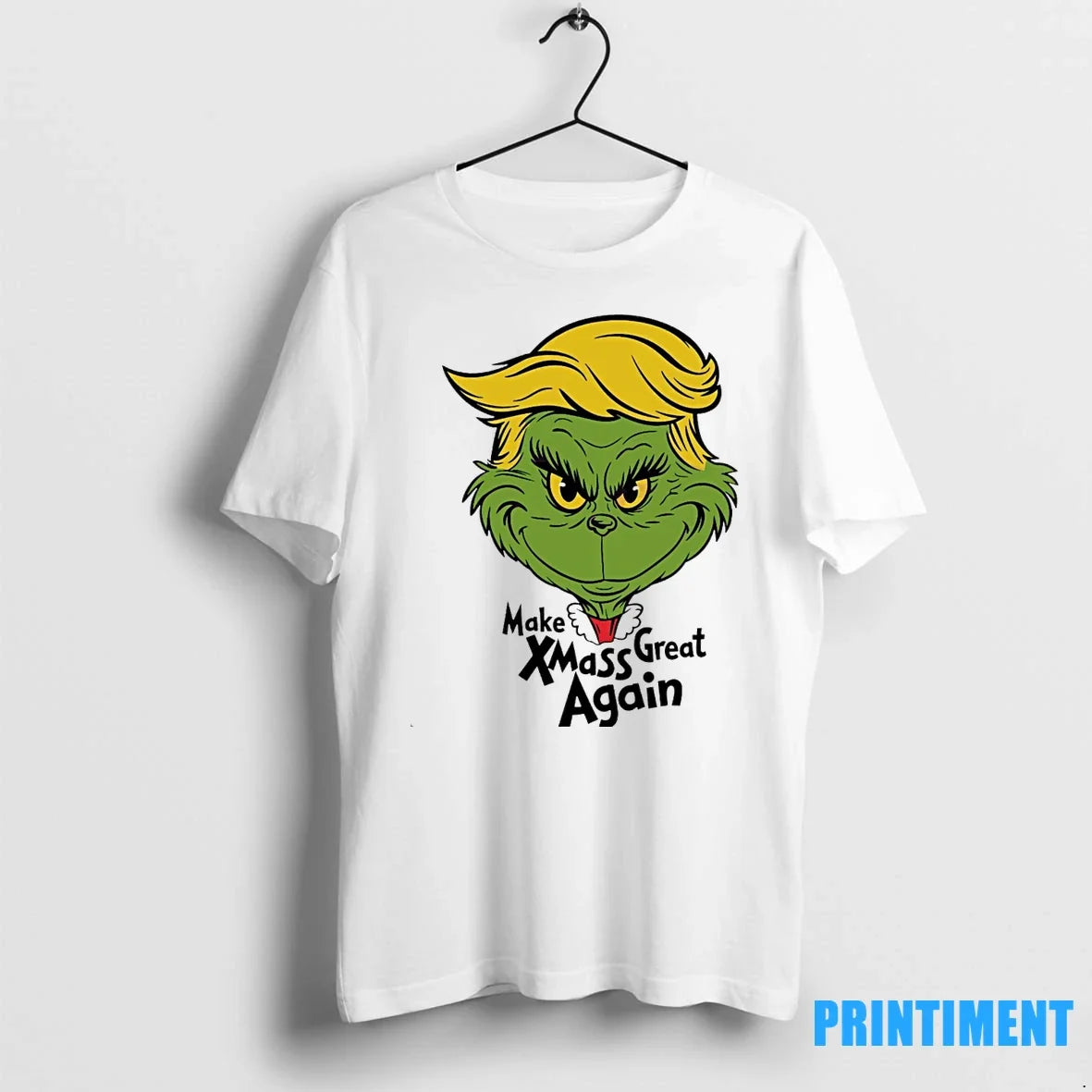 Make Xmas Great Again Trump Grinch Sweater - Adult & Kids T-Shirts, Sweatshirts & Hoodies apparel design preview 1