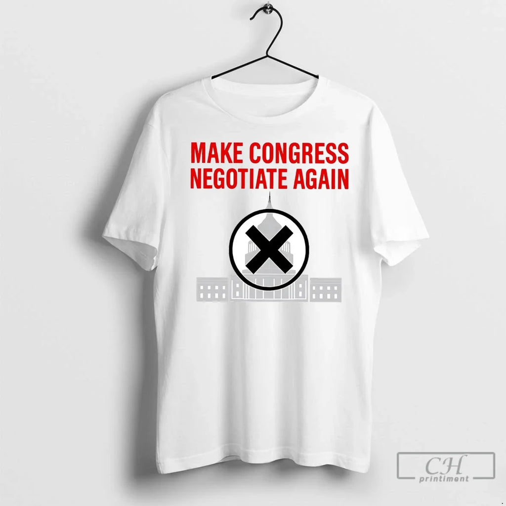 Make Congress Negotiate Again - Adult & Kids T-Shirts, Sweatshirts & Hoodies apparel design preview 1