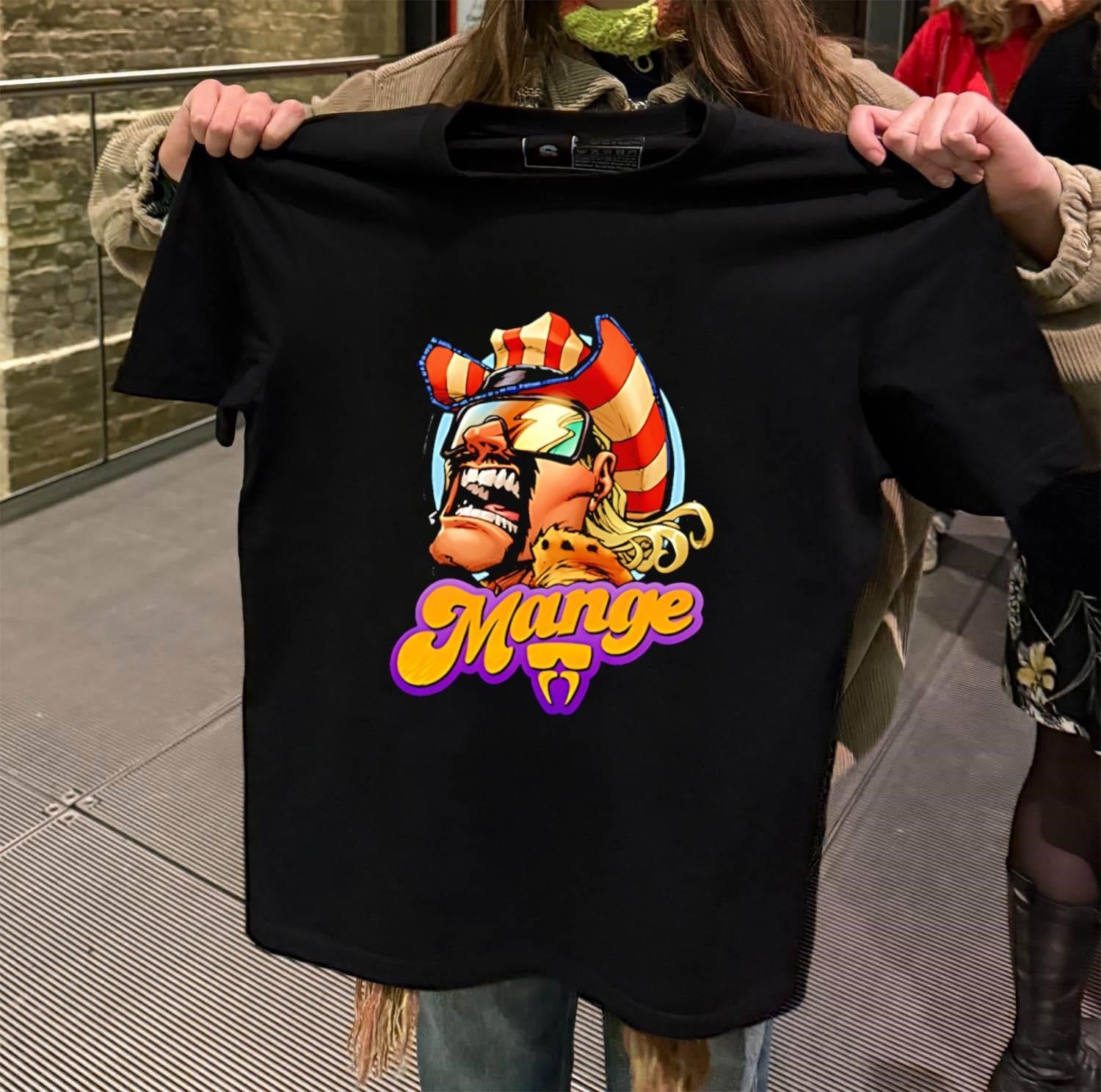 Mange 2nd Chance Campaign big face - Adult & Kids T-Shirts, Sweatshirts & Hoodies apparel design preview 2