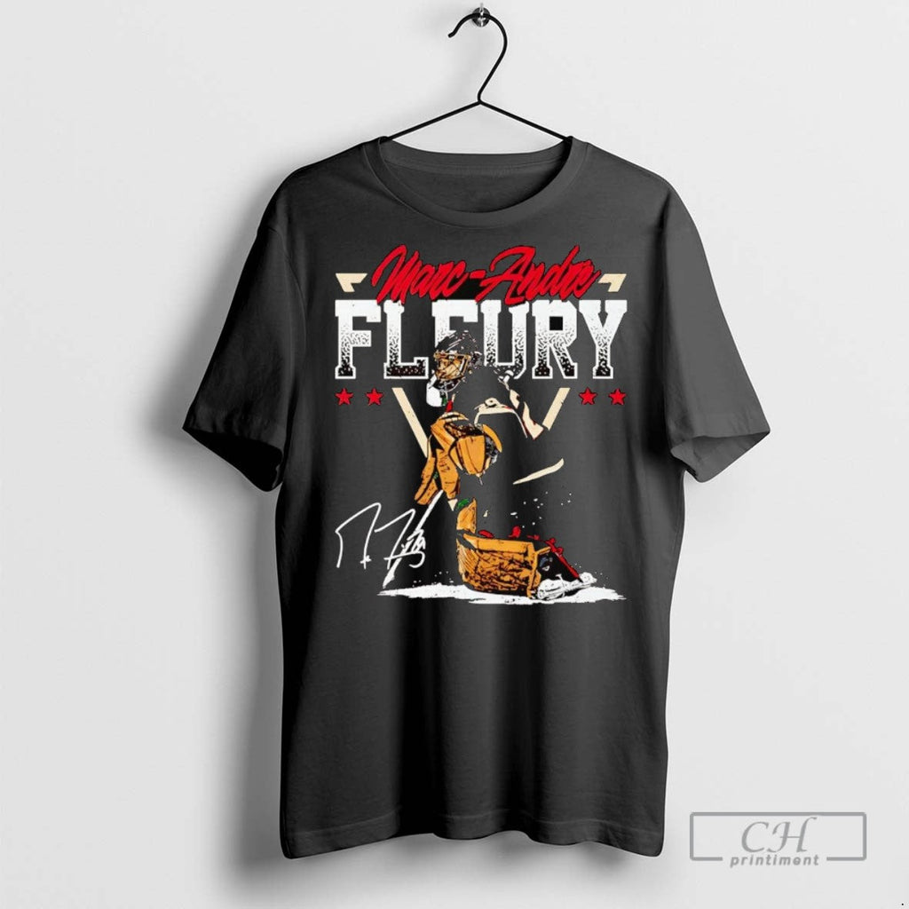 Marc Andre Fleury Minnesota Triangle Name - Adult & Kids T-Shirts, Sweatshirts & Hoodies apparel design preview 1