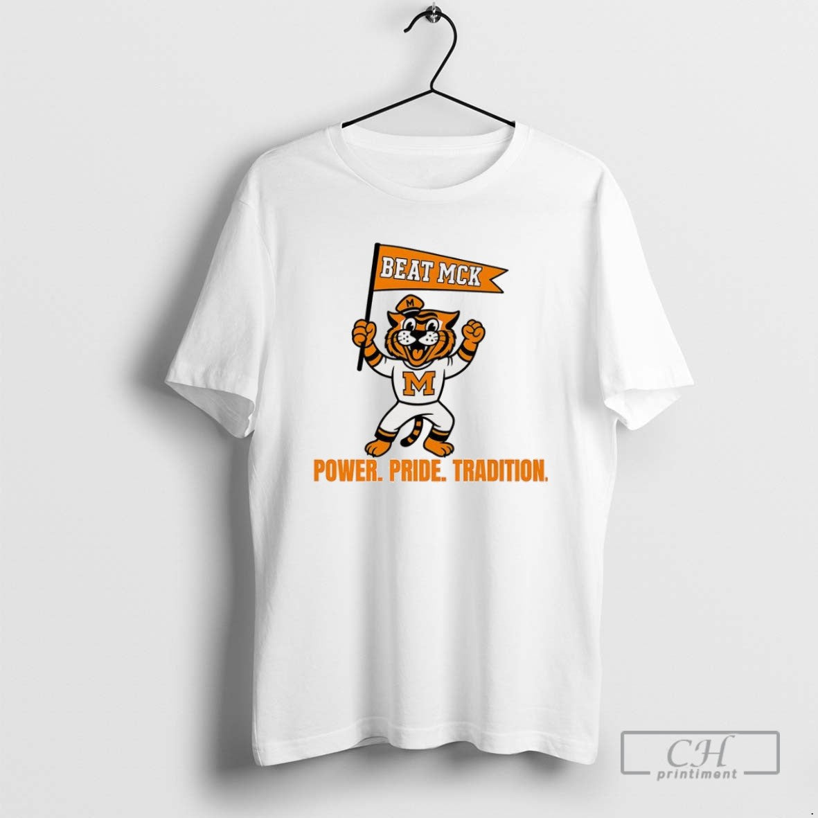 Massillon Tigers Football Power Pride Tradition - Adult & Kids T-Shirts, Sweatshirts & Hoodies apparel design preview 1