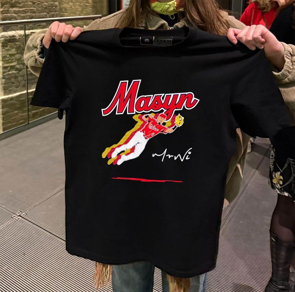 Masyn Winn St. Louis Baseball Diving Catch - Adult & Kids T-Shirts, Sweatshirts & Hoodies apparel design preview 2