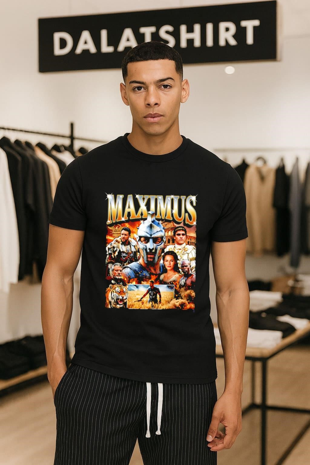 Maximus Gladiator Russell Crowe Joaquin Phoenix - Adult & Kids T-Shirts, Sweatshirts & Hoodies apparel design preview 1