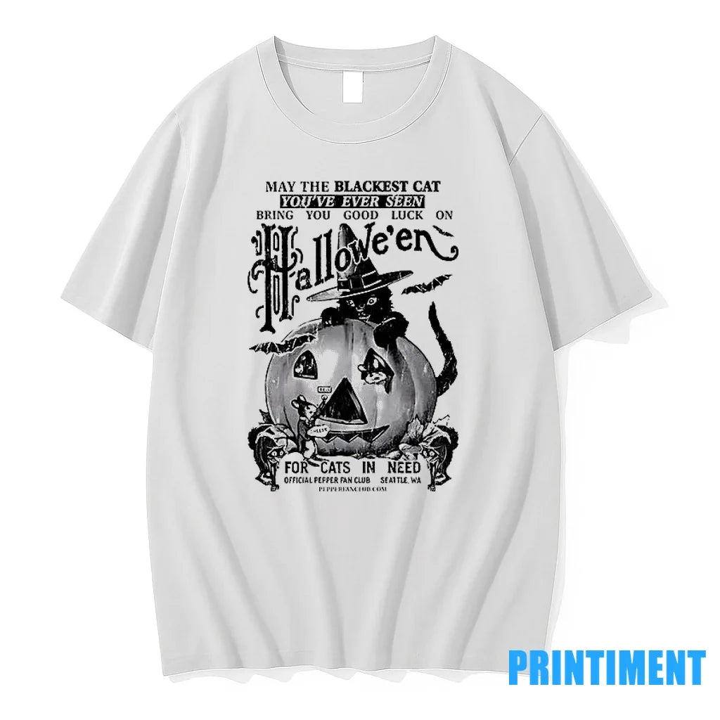 May The Blackest Cat Youve Ever Seen Bring You Good - Adult & Kids T-Shirts, Sweatshirts & Hoodies apparel design preview 1