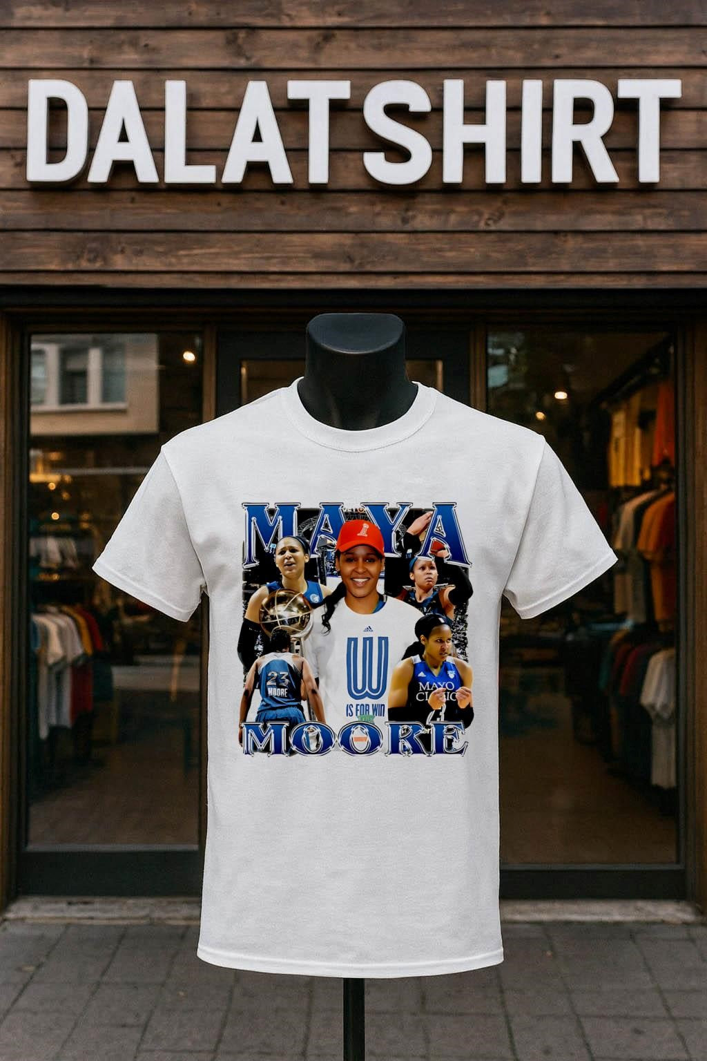 Maya Moore Is For Win Basketball Legend - Adult & Kids T-Shirts, Sweatshirts & Hoodies apparel design preview 1