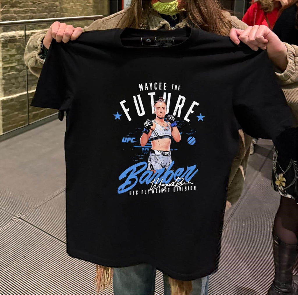 Maycee The Future Barber UFC Flyweight Division - Adult & Kids T-Shirts, Sweatshirts & Hoodies apparel design preview 2