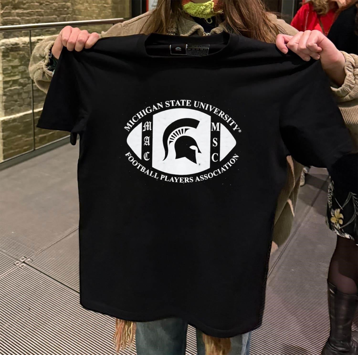 Michigan State University MAC MSC Football Players - Adult & Kids T-Shirts, Sweatshirts & Hoodies apparel design preview 2