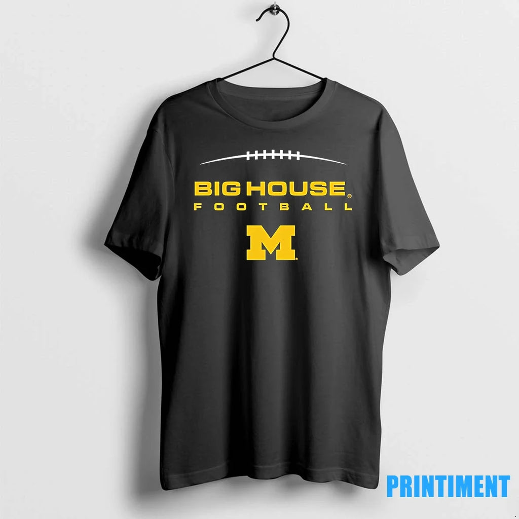 Michigan Wolverines Big House Football Logo Sweater - Adult & Kids T-Shirts, Sweatshirts & Hoodies apparel design preview 1