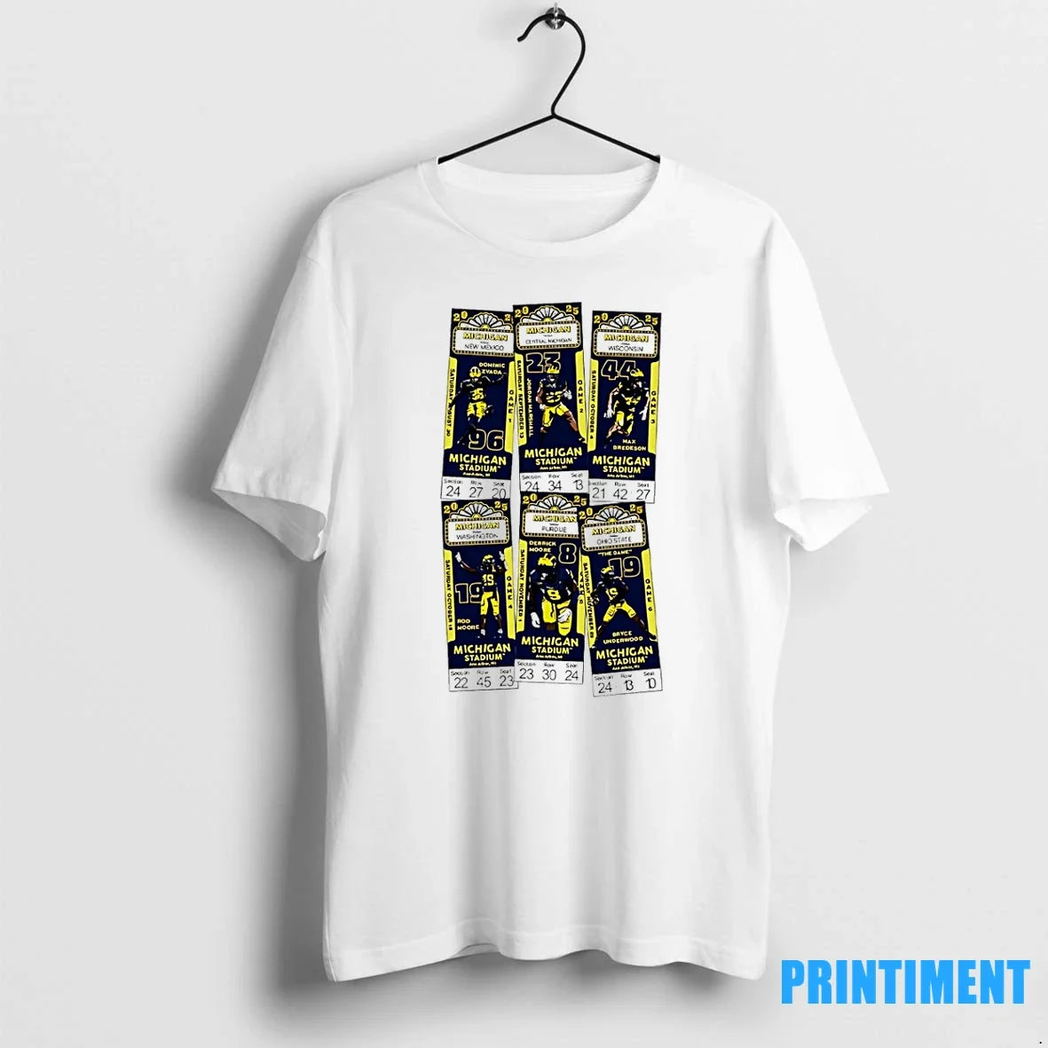 Michigan Wolverines Home Ticket 2025 Schedule Sweater - Adult & Kids T-Shirts, Sweatshirts & Hoodies apparel design preview 1