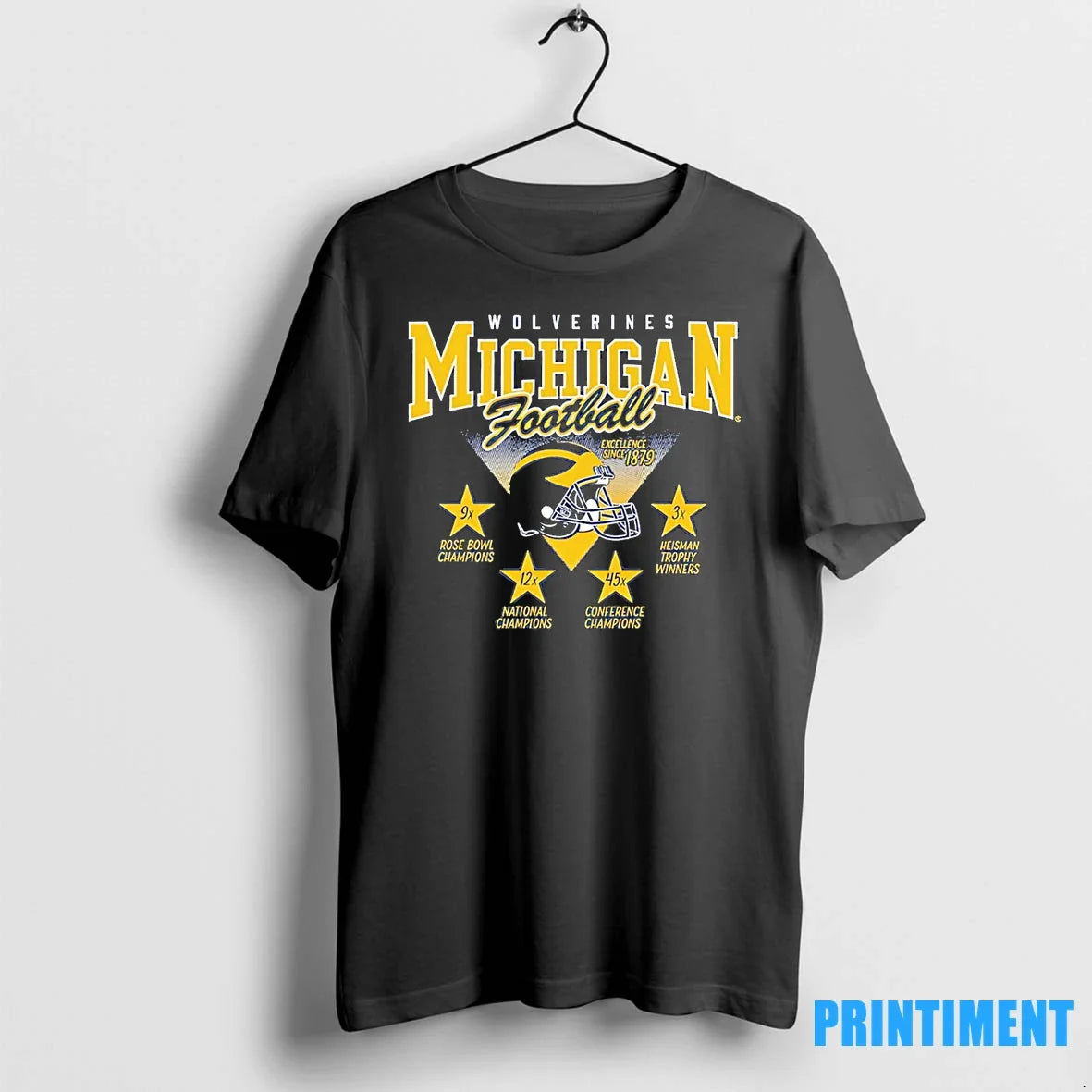 Michigan Wolverines Winning Tradition 9x Rose Bowl - Adult & Kids T-Shirts, Sweatshirts & Hoodies apparel design preview 1
