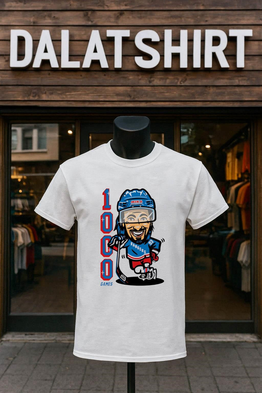 Mika 93 Rangers 1000 Games - Adult & Kids T-Shirts, Sweatshirts & Hoodies apparel design preview 1