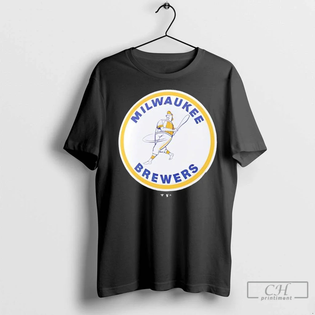 Milwaukee Brewers Barrelman Logo - Adult & Kids T-Shirts, Sweatshirts & Hoodies apparel design preview 1