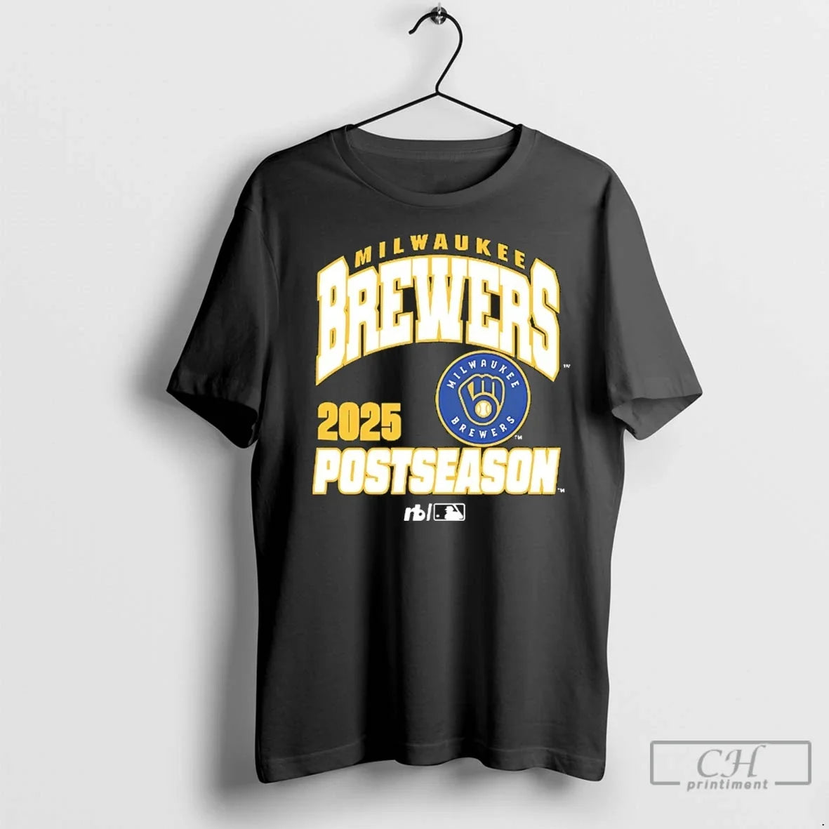 Milwaukee Brewers Baseball 2025 Mlb Postseason - Adult & Kids T-Shirts, Sweatshirts & Hoodies apparel design preview 1