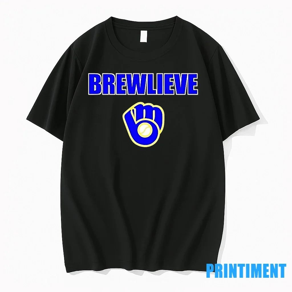Milwaukee Brewers Brewlieve Sweater - Adult & Kids T-Shirts, Sweatshirts & Hoodies apparel design preview 1