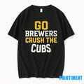 Milwaukee Vs Chicago Go Brewers Crush The Cubs - Adult & Kids T-Shirts, Sweatshirts & Hoodies apparel design preview 1