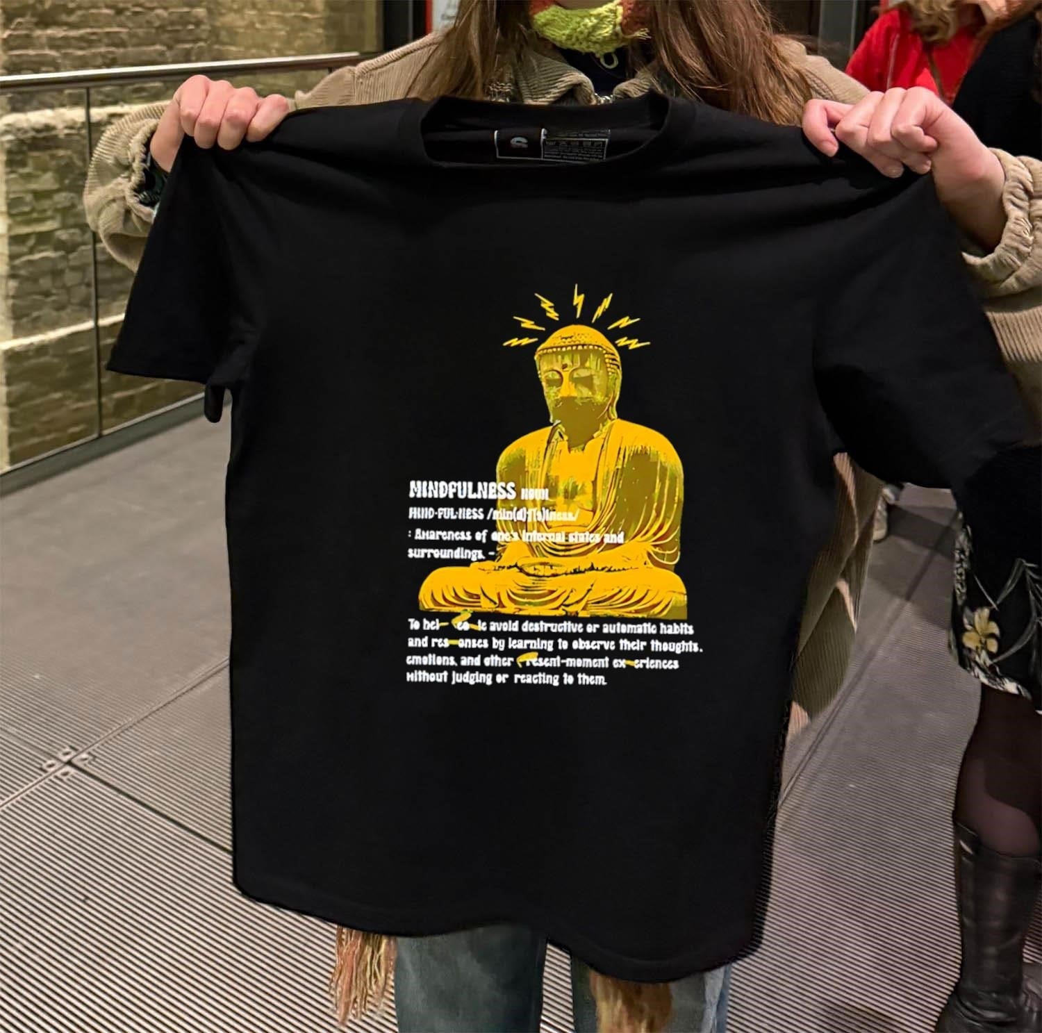 Mindfulness Buddha Meditation Awareness Internal - Adult & Kids T-Shirts, Sweatshirts & Hoodies apparel design preview 2