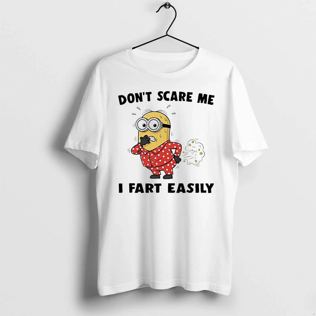 Minion Dont Scare Me I Fart Easily Sweater - Adult & Kids T-Shirts, Sweatshirts & Hoodies apparel design preview 1
