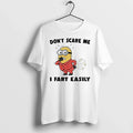 Minion Dont Scare Me I Fart Easily Sweater - Adult & Kids T-Shirts, Sweatshirts & Hoodies apparel design preview 1