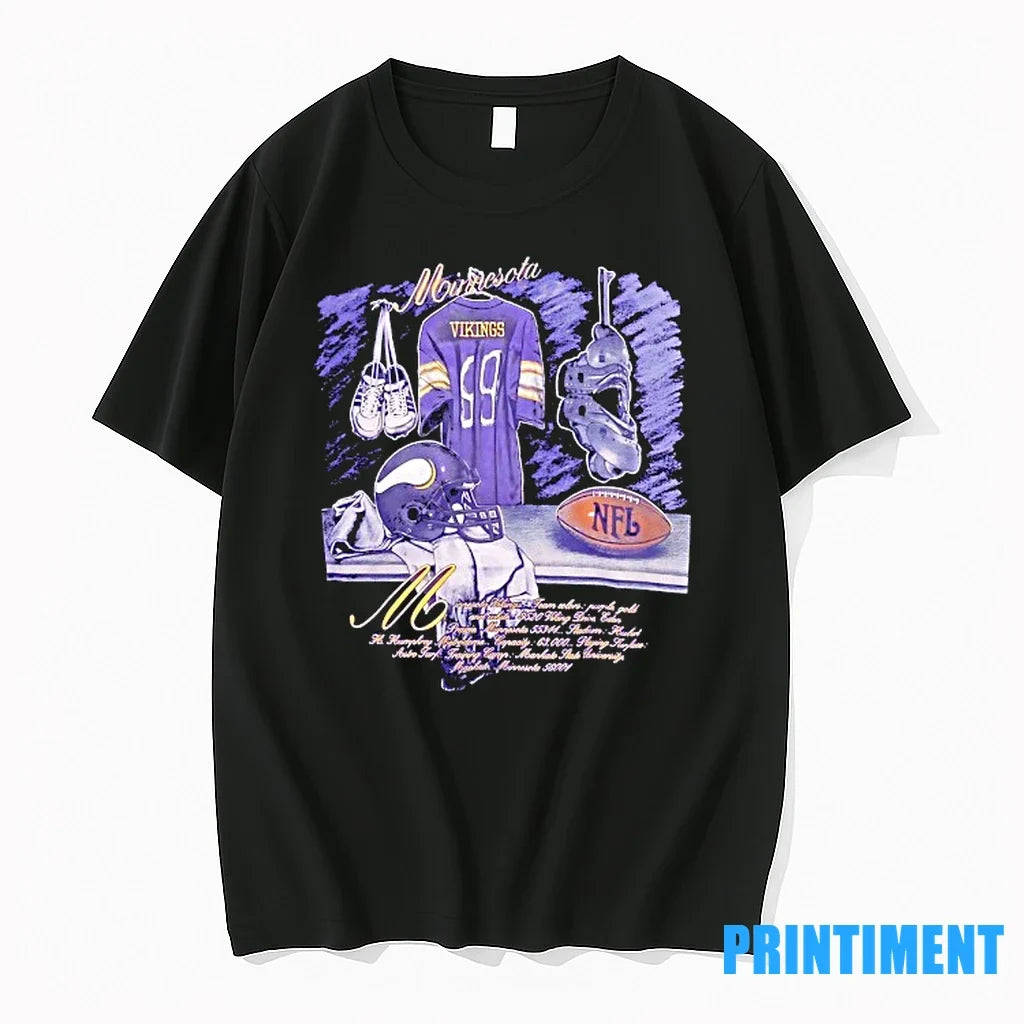 Minnesota Vikings Team Colors Purple Gold And White - Adult & Kids T-Shirts, Sweatshirts & Hoodies apparel design preview 1