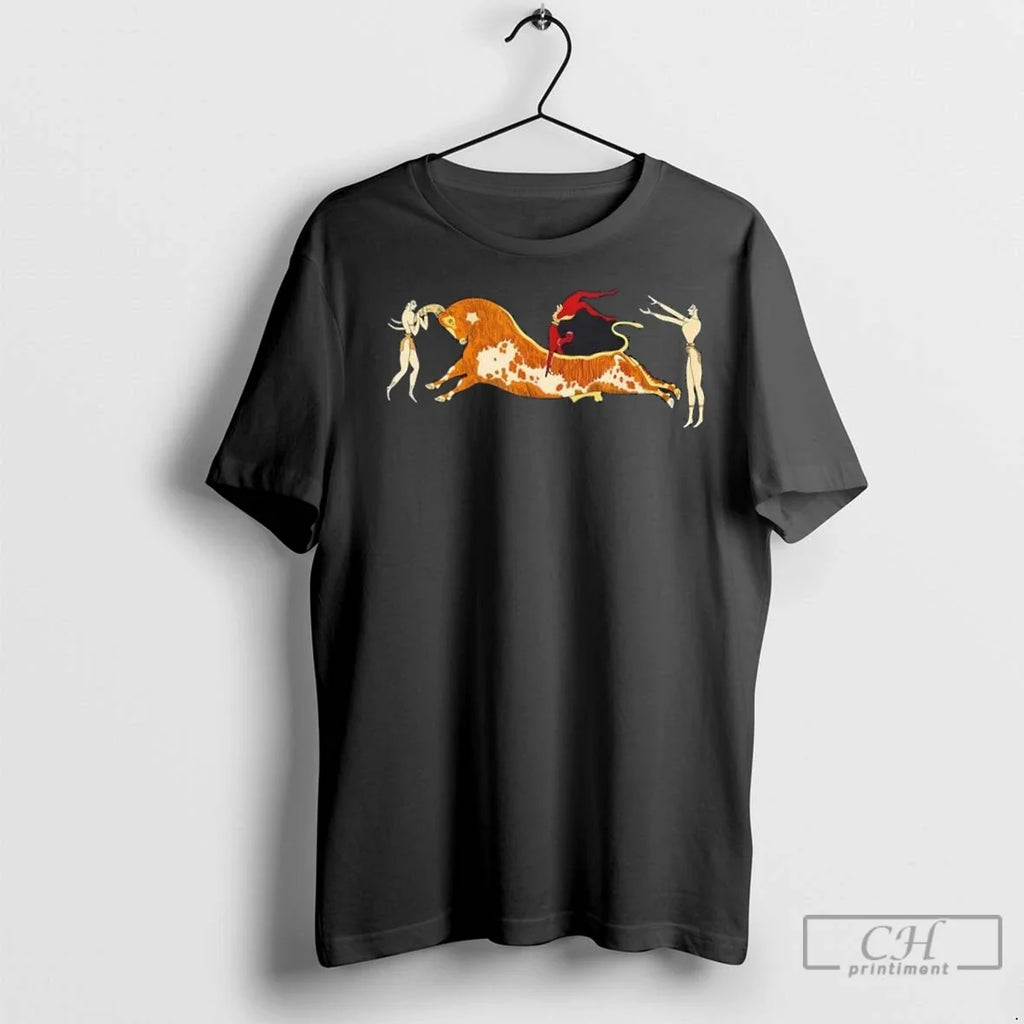 Minoan Bull Leaping - Adult & Kids T-Shirts, Sweatshirts & Hoodies apparel design preview 1