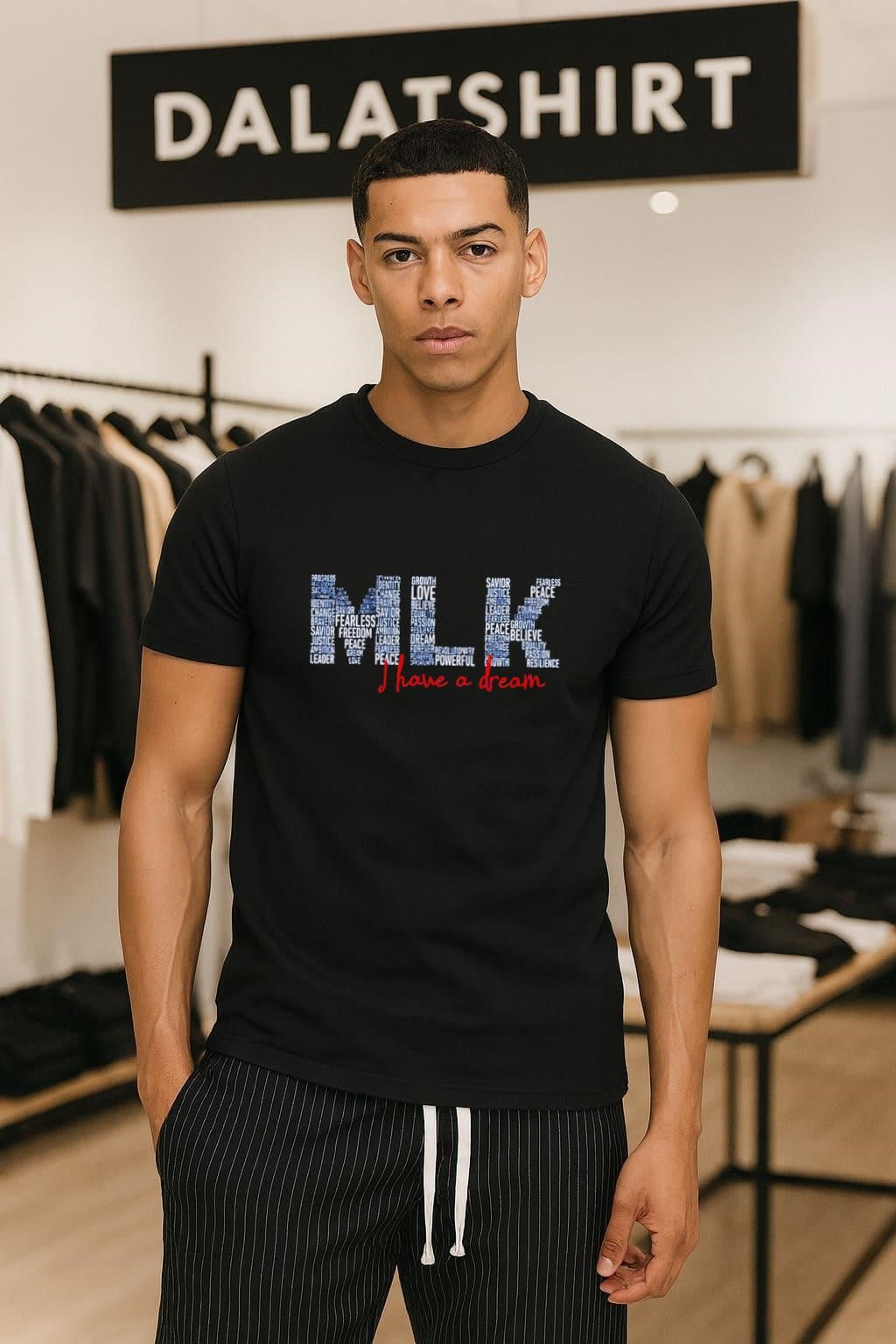 MlK I Have A Dream Martin Luther King Jr. - Adult & Kids T-Shirts, Sweatshirts & Hoodies apparel design preview 1