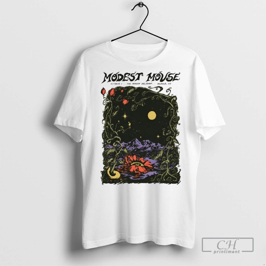 Modest Mouse At The Mission Ballroom Denver Co On - Adult & Kids T-Shirts, Sweatshirts & Hoodies apparel design preview 1