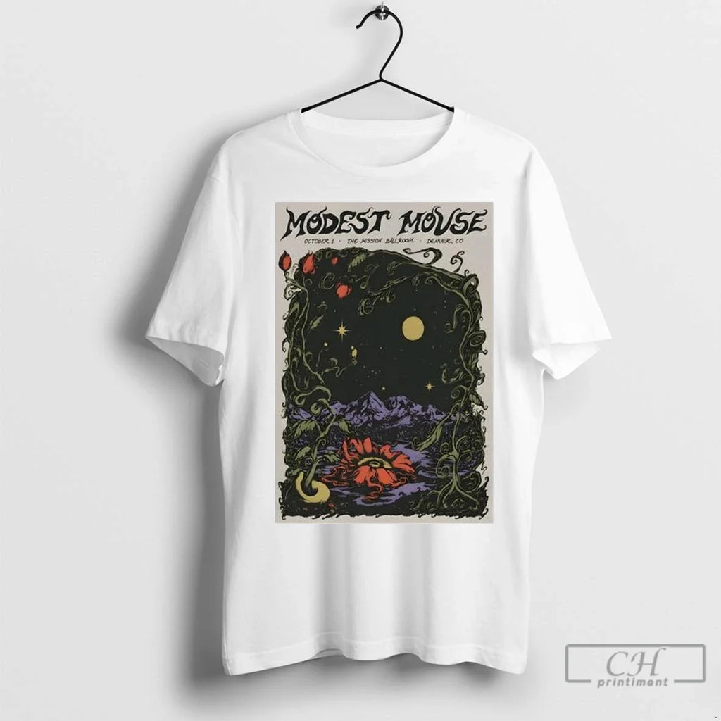 Modest Mouse Oct 1 2025 Mission Ballroom In Denver Co - Adult & Kids T-Shirts, Sweatshirts & Hoodies apparel design preview 1