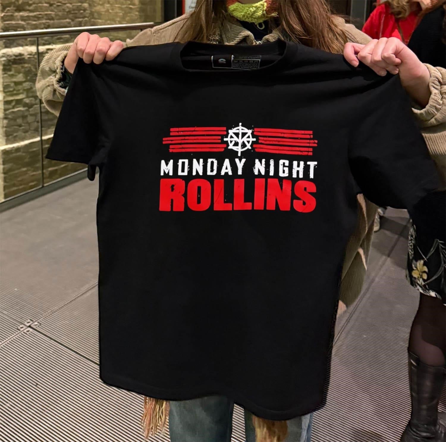 Monday Night Rollins Seth Freakin Wrestling - Adult & Kids T-Shirts, Sweatshirts & Hoodies apparel design preview 2
