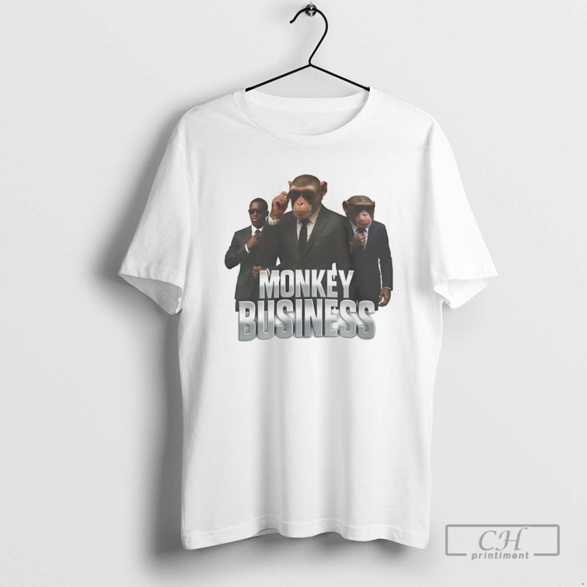 Monkey Business Meme - Adult & Kids T-Shirts, Sweatshirts & Hoodies apparel design preview 1