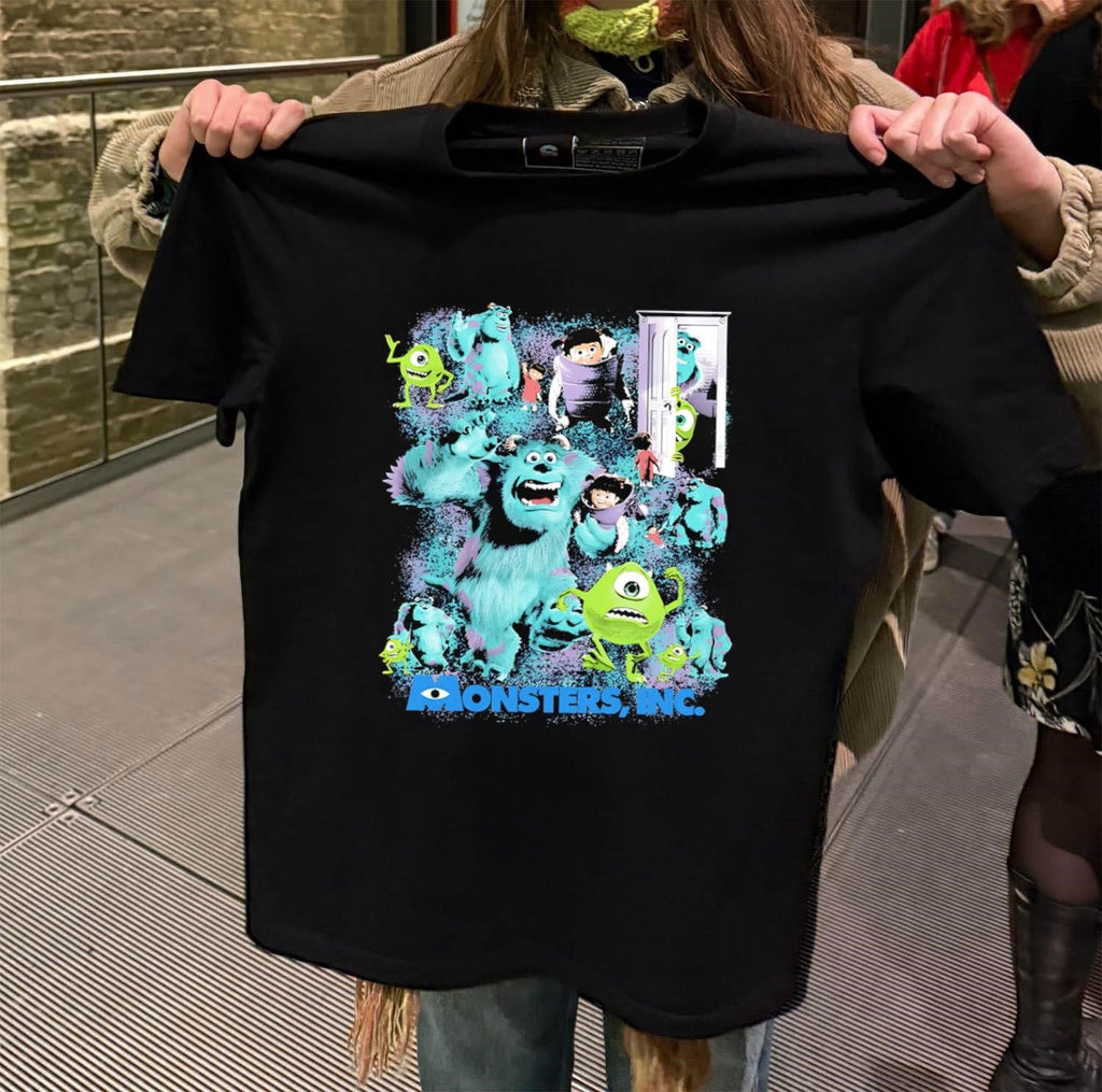 Monsters Inc Sulley Mike and Boo Characters - Adult & Kids T-Shirts, Sweatshirts & Hoodies apparel design preview 2