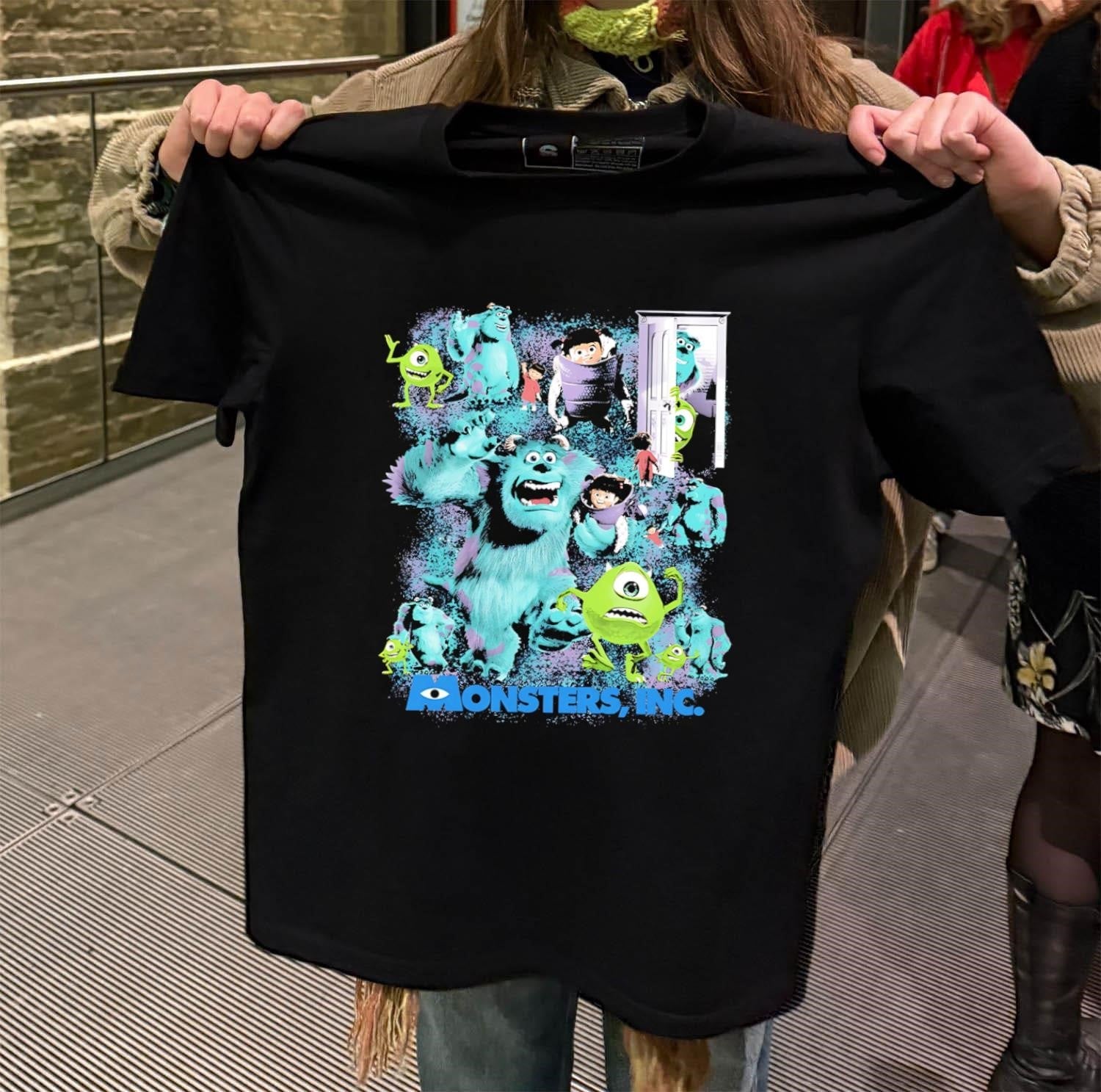 Monsters Inc Sulley Mike and Boo Characters - Adult & Kids T-Shirts, Sweatshirts & Hoodies apparel design preview 2