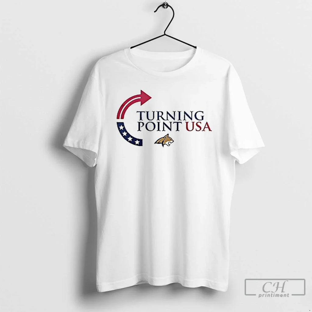 Montana State X Charlie Kirk Turning Point Usa - Adult & Kids T-Shirts, Sweatshirts & Hoodies apparel design preview 1
