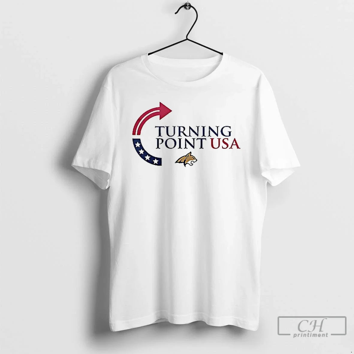 Montana State X Charlie Kirk Turning Point Usa - Adult & Kids T-Shirts, Sweatshirts & Hoodies apparel design preview 1