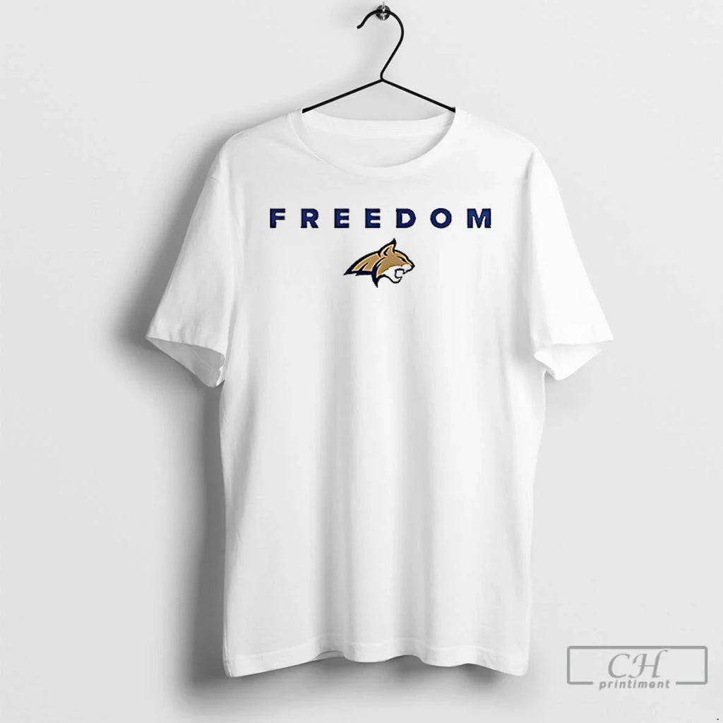 Montana State X Freedom Charlie Kirk - Adult & Kids T-Shirts, Sweatshirts & Hoodies apparel design preview 1