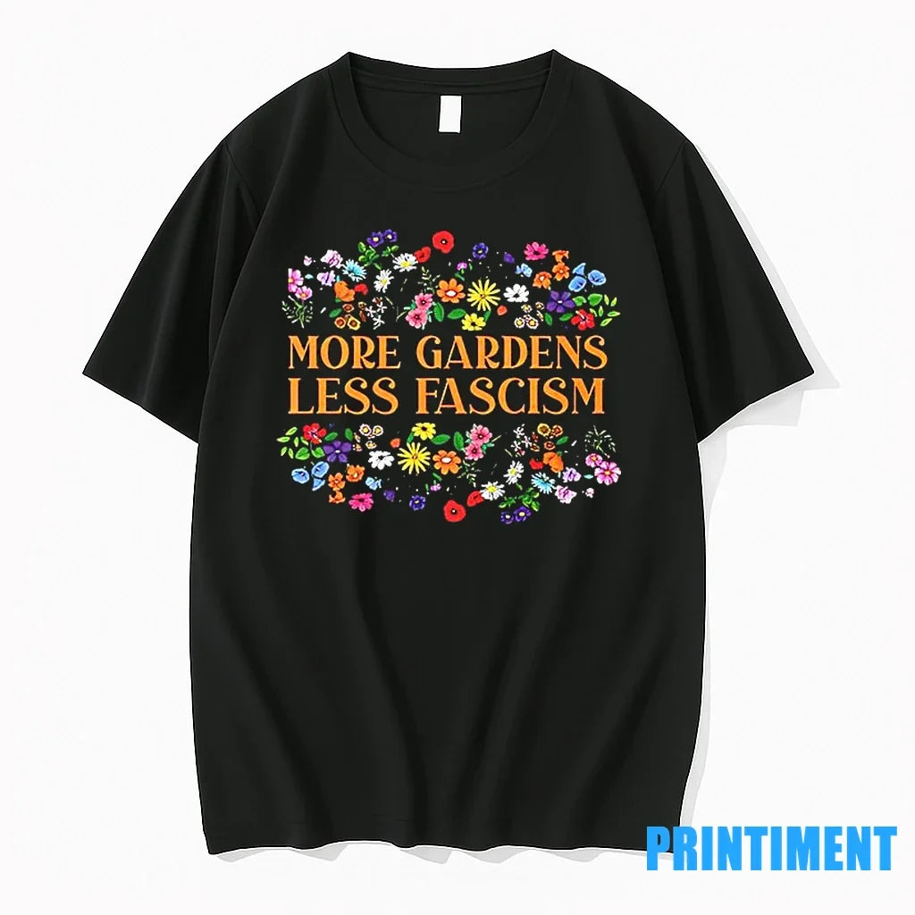 More Gardens Less Fascism Flower Sweater - Adult & Kids T-Shirts, Sweatshirts & Hoodies apparel design preview 1