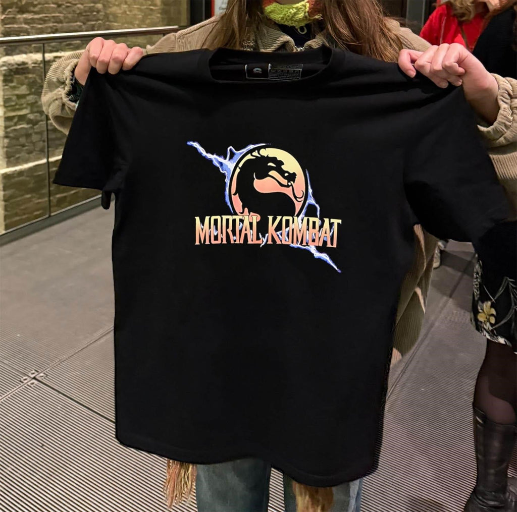 Mortal Kombat Dragon Logo Lightning - Adult & Kids T-Shirts, Sweatshirts & Hoodies apparel design preview 2
